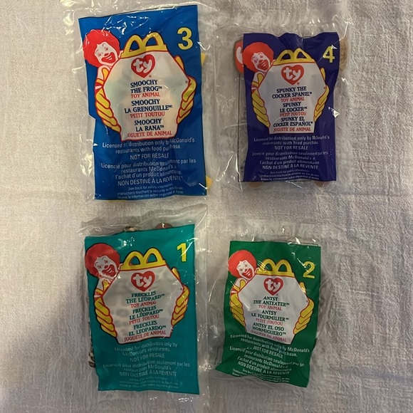 Ty Teenie Beanie Baby McDonald’s Happy Meal. Full set of 12, set number 3. - Picture 2 of 7